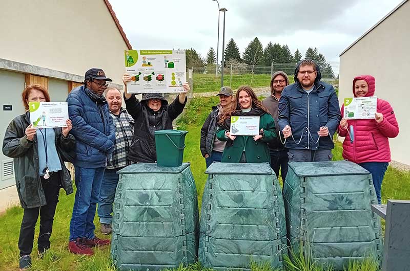 La résidence Aloïse Corbaz se lance dans le compostage 