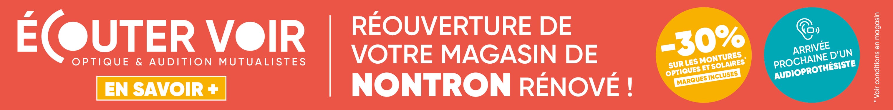 Offre découverte de -30% sur montures optiques et solaires marques inclusives